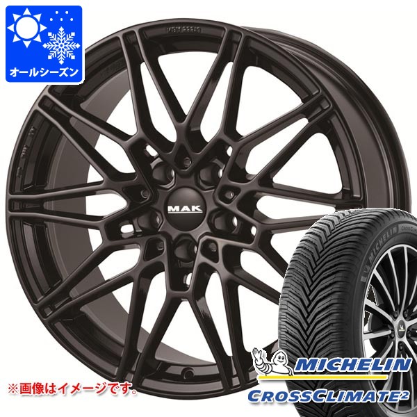 【タイヤ交換対象】BMW F48 X1用 オールシーズンタイヤ ミシュラン クロスクライメート2 225/55R17 101Y XL MAK ケーニッヒ タイヤホイール4本セット|タイヤ1番