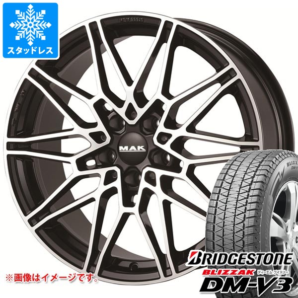 【タイヤ交換対象】BMW G02 X4用 スタッドレス ブリヂストン ブリザック DM-V3 225/60R18 100Q MAK ケーニッヒ タイヤホイール4本セット|タイヤ1番