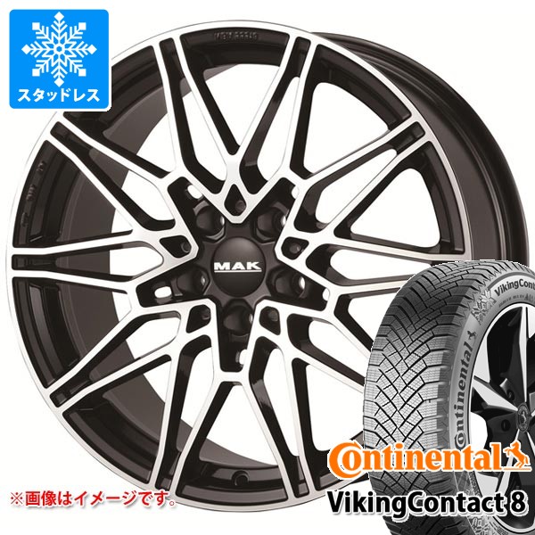【タイヤ交換対象】BMW G02 X4用 スタッドレス コンチネンタル バイキングコンタクト8 225/60R18 104H XL MAK ケーニッヒ タイヤホイール4本セット