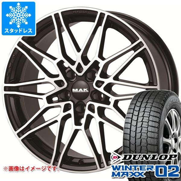 【タイヤ交換対象】BMW F45/F46 2シリーズ用 スタッドレス ダンロップ ウインターマックス02 WM02 225/45R18 91Q MAK ケーニッヒ タイヤホイール4本セット｜タイヤ１番 125,700円