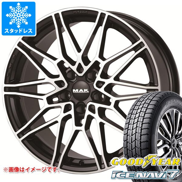 【タイヤ交換対象】BMW F45/F46 2シリーズ用 スタッドレス グッドイヤー アイスナビ7 225/45R18 91Q MAK ケーニッヒ タイヤホイール4本セット|タイヤ1番