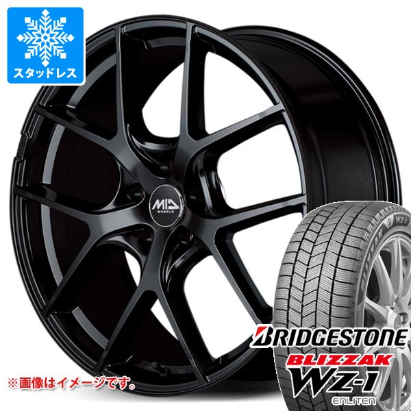 【タイヤ交換対象】トヨタ クラウン スポーツ 36系用 スタッドレス ブリヂストン ブリザック WZ-1 235/60R18 107Q XL レフィナーダ モーション4 タイヤホイール4本セット