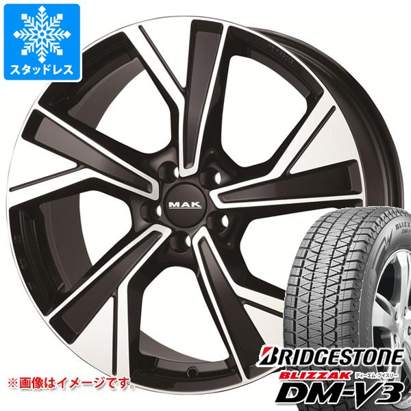 【タイヤ交換対象】ボルボ XC40 XB系用 スタッドレス ブリヂストン ブリザック DM-V3 235/50R19 99Q MAK マルメ タイヤホイール4本セット｜タイヤ１番