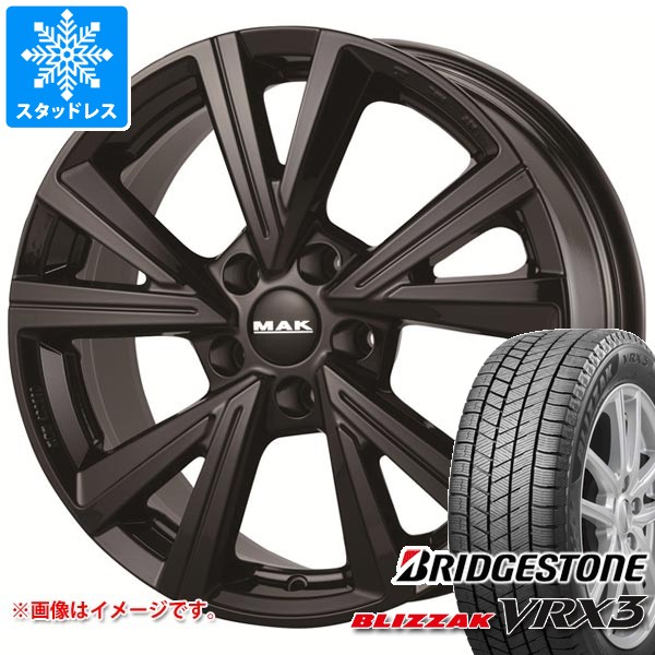【タイヤ交換対象】アルファロメオ ジュリア用 スタッドレス ブリヂストン ブリザック VRX3 225/45R18 91Q MAK モンツァ タイヤホイール4本セット|タイヤ1番
