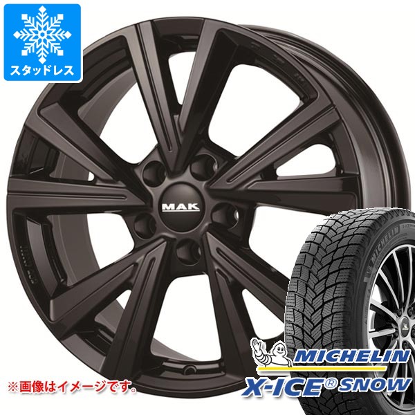 【タイヤ交換対象】VW ゴルフ7用 スタッドレス ミシュラン エックスアイススノー 205/55R16 94H XL MAK クバーズ タイヤホイール4本セット｜タイヤ１番