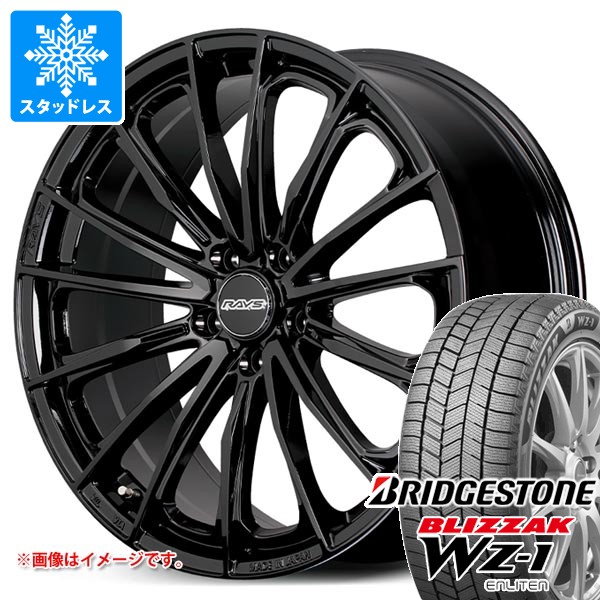 【タイヤ交換対象】トヨタ クラウンエステート AZSH39用 スタッドレス ブリヂストン ブリザック WZ-1 235/45R21 101Q XL レイズ RS ヴォウジェ SE タイヤホイール4本セット