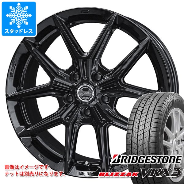 【タイヤ交換対象】トヨタ プリウス 60系用 スタッドレス ブリヂストン ブリザック VRX3 195/60R17 90Q スマック IG-TEC タイヤホイール4本セット|タイヤ1番