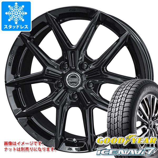 【タイヤ交換対象】2026年製 スタッドレスタイヤ グッドイヤー アイスナビ7 165/65R14 79Q & スマック IG-TEC タイヤホイール4本セット165/65-14 GOODYEAR ICE NAVI7|タイヤ1番