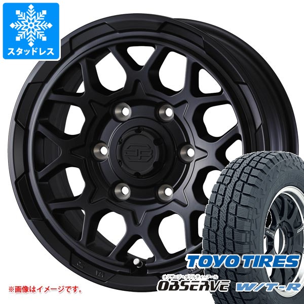 【タイヤ交換対象】トヨタ ランドクルーザー プラド 150系用 スタッドレス トーヨー オブザーブ WTR LT285/70R17 116/113Q スタットベルク2 タイヤホイール4本セット