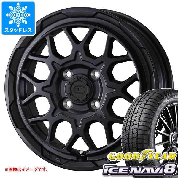 【タイヤ交換対象】ダイハツ ハイゼットカーゴ S320系用 スタッドレス グッドイヤー アイスナビ8 165/60R15 77Q スタットベルク2 タイヤホイール4本セット｜タイヤ１番