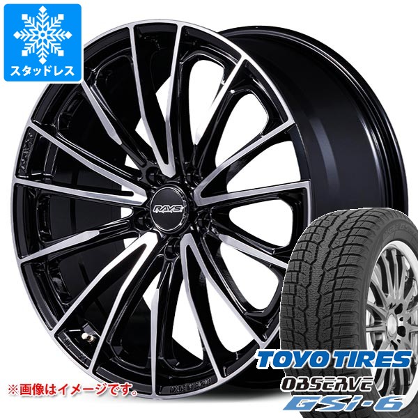 【タイヤ交換対象】トヨタ 40系アルファード用 スタッドレス トーヨー オブザーブ GSi-6 225/60R18 100Q レイズ ベルサス ヴォウジェ SE スペックM タイヤホイール4本セット｜タイヤ１番