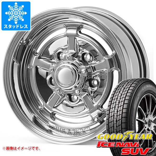 【タイヤ交換対象】スズキ ジムニーシエラ JB74W用 スタッドレス グッドイヤー アイスナビ SUV 195/80R15 96Q アピオ ワイルドボア HR タイヤホイール4本セット