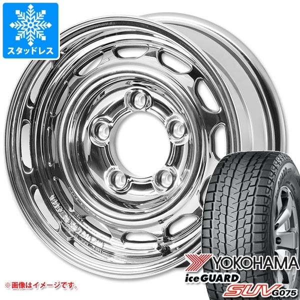 【タイヤ交換対象】スズキ ジムニー JB64W用 スタッドレス ヨコハマ アイスガード SUV G075 215/70R16 100Q アピオ ワイルドボア ベンチュラ タイヤホイール4本セット