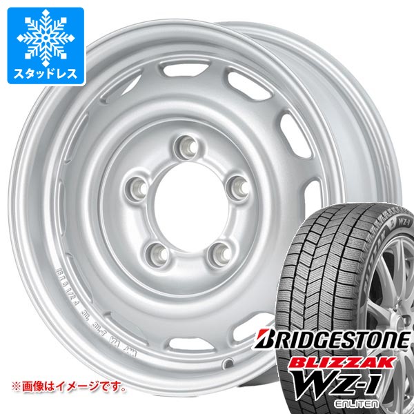 【タイヤ交換対象】5本セット スズキ ジムニー用 スタッドレス ブリヂストン ブリザック WZ-1 175/80R16 91Q 2025年10月発売サイズ アピオ ワイルドボア ベンチュラ タイヤホイール5本セット