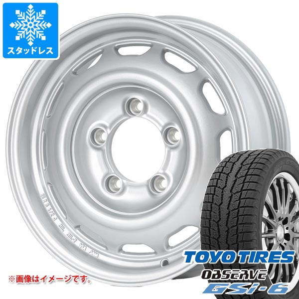 【タイヤ交換対象】5本セット スズキ ジムニー用 スタッドレス トーヨー オブザーブ GSi-6 175/80R16 91Q アピオ ワイルドボア ベンチュラ タイヤホイール5本セット