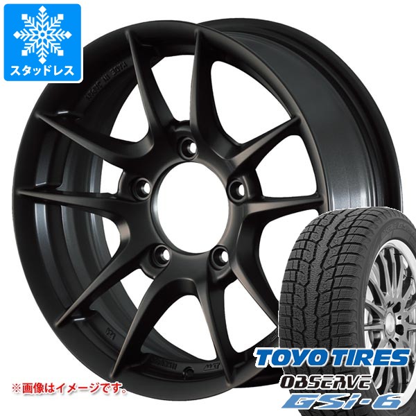 【タイヤ交換対象】スズキ ジムニー用 スタッドレス トーヨー オブザーブ GSi-6 175/80R16 91Q アピオ ワイルドボア Z タイヤホイール4本セット