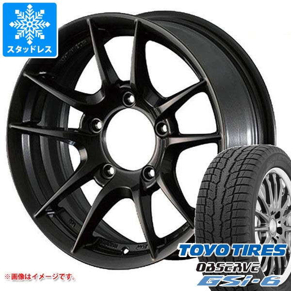 【タイヤ交換対象】スズキ ジムニー用 スタッドレス トーヨー オブザーブ GSi-6 175/80R16 91Q アピオ ワイルドボア Z タイヤホイール4本セット｜タイヤ１番