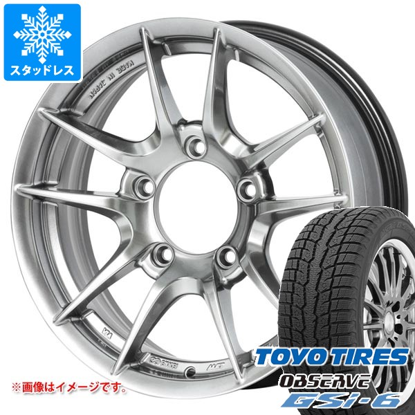 【タイヤ交換対象】スズキ ジムニー用 スタッドレス トーヨー オブザーブ GSi-6 175/80R16 91Q アピオ ワイルドボア Z タイヤホイール4本セット|タイヤ1番