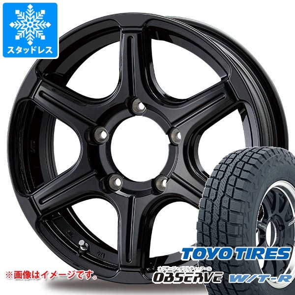 【タイヤ交換対象】スズキ ジムニー用 スタッドレス トーヨー オブザーブ WTR 185/85R16 105/103N LT クロスフィールド ベータ タイヤホイール4本セット|タイヤ1番