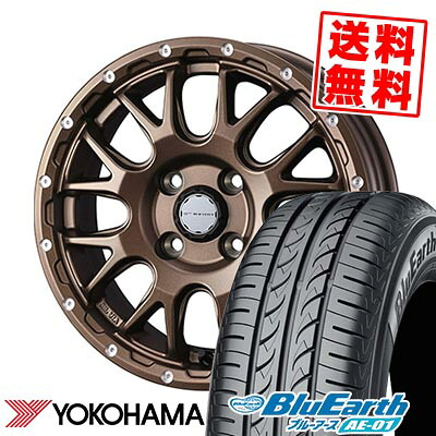 165/60R15 77H YOKOHAMA ヨコハマ BluEarth AE-01 MUDVANCE 08 マッドヴァンス08 サマータイヤホイール4本セット 【取付対象】|タイヤプライス館