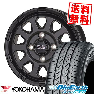 165/60R15 77H YOKOHAMA ヨコハマ BluEarth AE-01 MAD CROSS RANGER マッドクロス レンジャー サマータイヤホイール4本セット 【取付対象】