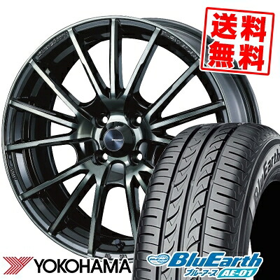 165/60R15 77H YOKOHAMA ヨコハマ BluEarth AE-01 ブルーアース AE01 WedsSport SA-35R ウェッズスポーツ SA-35R サマータイヤホイール4本セット【取付対象】｜タイヤプライス館 67,265円