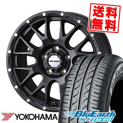 205/55R16 91V YOKOHAMA ヨコハマ BluEarth AE-01F MUDVANCE 08 マッドヴァンス08 サマータイヤホイール4本セット 【取付対象】