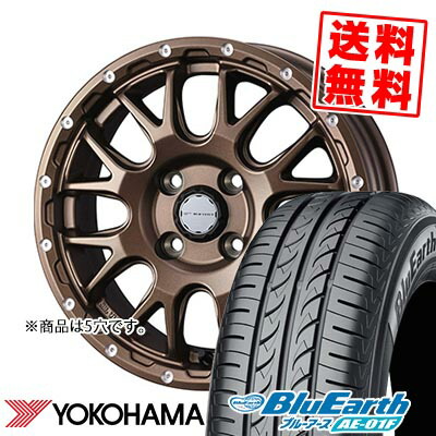 205/65R16 95H YOKOHAMA ヨコハマ BluEarth AE-01F MUDVANCE 08 マッドヴァンス08 サマータイヤホイール4本セット 【取付対象】|タイヤプライス館