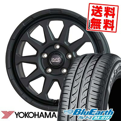 205/65R16 95H YOKOHAMA ヨコハマ BluEarth AE-01F MAD CROSS RANGER マッドクロス レンジャー サマータイヤホイール4本セット 【取付対象】