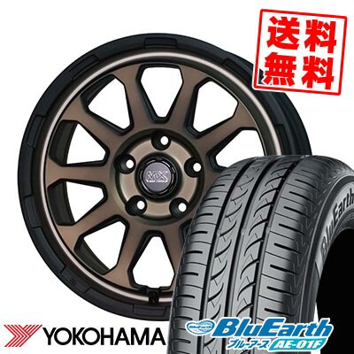205/60R16 92H YOKOHAMA ヨコハマ BluEarth AE-01F MAD CROSS RANGER マッドクロス レンジャー サマータイヤホイール4本セット 【取付対象】|タイヤプライス館