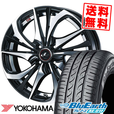 175/65R15 84S YOKOHAMA ヨコハマ BluEarth AE-01F ブルーアース AE01F weds LEONIS TE ウェッズ レオニス TE サマータイヤホイール4本セット【取付対象】|タイヤプライス館