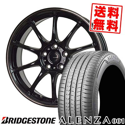 225/55R18 98V BRIDGESTONE ブリヂストン ALENZA A001 G-SPEED P-07 Gスピード P-07 サマータイヤホイール4本セット 【取付対象】