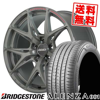 235/55R19 101W ブリヂストン ALENZA A001 RAYS VERSUS CRAFT COLLECTION VV21S サマータイヤホイール4本セット 【取付対象】|タイヤプライス館