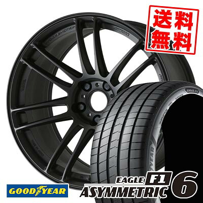 225/40R18 92Y XL グッドイヤー EAGLE F1 ASYMMETRIC 6 WORK EMOTION ZR7 サマータイヤホイール4本セット 【取付対象】|タイヤプライス館