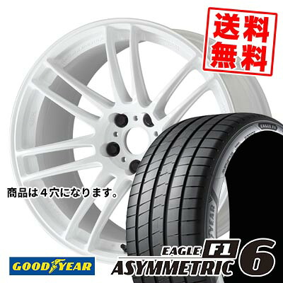 205/40R17 84W XL グッドイヤー EAGLE F1 ASYMMETRIC 6 WORK EMOTION ZR7 サマータイヤホイール4本セット 【取付対象】｜タイヤプライス館 147,400円