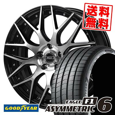 235/35R19 91Y XL グッドイヤー EAGLE F1 ASYMMETRIC 6 Warwic MX-09 サマータイヤホイール4本セット 【取付対象】｜タイヤプライス館