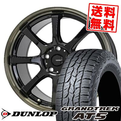 225/55R18 98H ダンロップ GRANDTREK AT5 G・SPEED P-08 サマータイヤホイール4本セット 【取付対象】｜タイヤプライス館