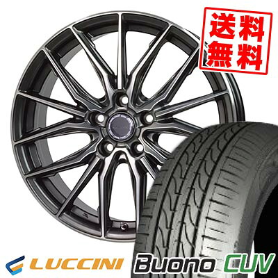 235/55R18 104V ルッチーニ Buono CUV Precious AST M4 サマータイヤホイール4本セット 【取付対象】