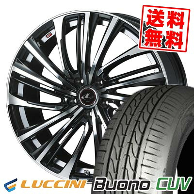 235/55R18 104V ルッチーニ Buono CUV LEONIS FR サマータイヤホイール4本セット 【取付対象】｜タイヤプライス館
