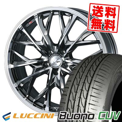 235/55R18 104V ルッチーニ Buono CUV LEONIS MV サマータイヤホイール4本セット 【取付対象】｜タイヤプライス館