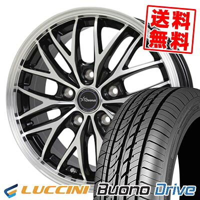 205/65R16 95H ルッチーニ Buono Drive Chronus CH-113 サマータイヤホイール4本セット 【取付対象】|タイヤプライス館