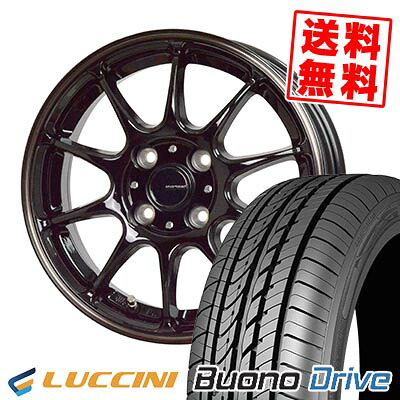 155/55R14 69V ルッチーニ Buono Drive G-SPEED P-07 サマータイヤホイール4本セット 【取付対象】