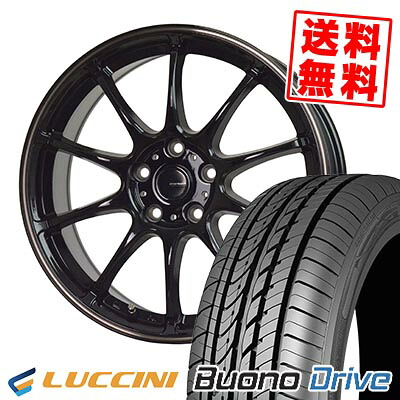 205/65R15 95H ルッチーニ Buono Drive G-SPEED P-07 サマータイヤホイール4本セット 【取付対象】