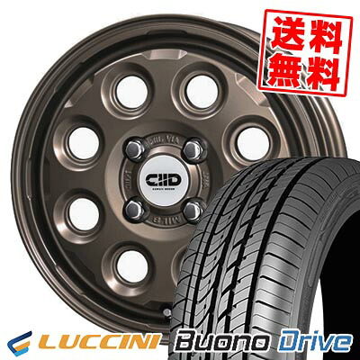 155/55R14 69V ルッチーニ Buono Drive Cawaii D?cor Nature サマータイヤホイール4本セット 【取付対象】｜タイヤプライス館