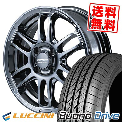 195/60R16 89H LUCCINI ルッチーニ Buono Drive RMP RACING R26 RMPレーシング R26 サマータイヤホイール4本セット 【取付対象】｜タイヤプライス館