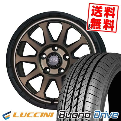 205/65R16 95H ルッチーニ Buono Drive MAD CROSS RANGER サマータイヤホイール4本セット 【取付対象】