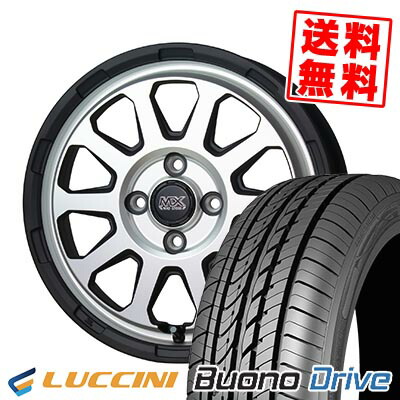 155/55R14 69V ルッチーニ Buono Drive MAD CROSS RANGER サマータイヤホイール4本セット 【取付対象】