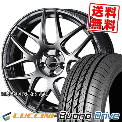 195/60R16 89H LUCCINI ルッチーニ Buono Drive WedsSport SA-27R ウェッズスポーツ SA-27R サマータイヤホイール4本セット 【取付対象】|タイヤプライス館