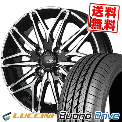 155/55R14 69V LUCCINI ルッチーニ Buono Drive CEREBRO WA45 セレブロ WA45 サマータイヤホイール4本セット 【取付対象】