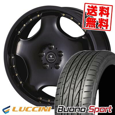225/35R20 93Y XL ルッチーニ Buono Sport NOVARIS ASSETE D1 サマータイヤホイール4本セット 【取付対象】|タイヤプライス館